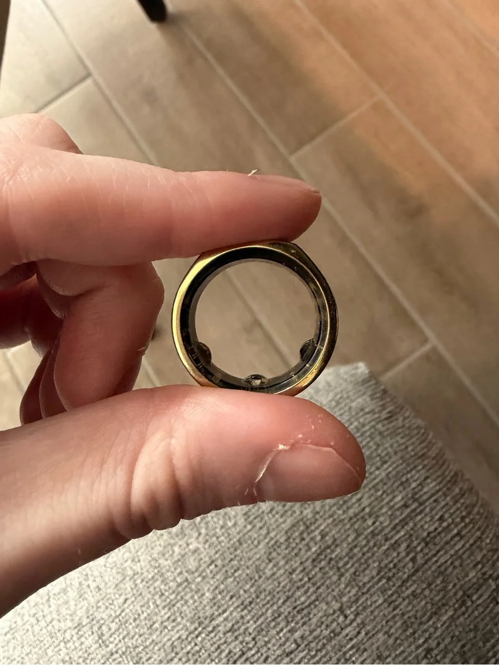 Oura Gold Smart Ring Size 8